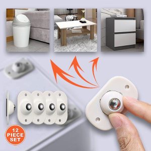 Samolepicí kolečka pro nábytek | STICKYWHEEL