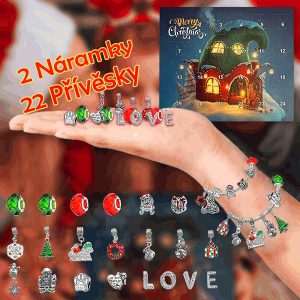 Adventní kalendář se 2 náramky a 22 přívěsky | ADVENTBRACE
