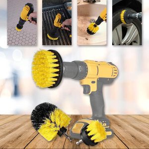 Sada výkonných čisticích kartáčů na vrtačku (3 kusy) | DRILLBRUSH